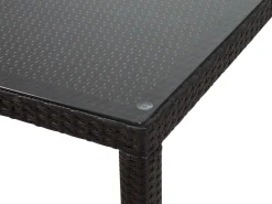 Ulkokalusteet<Beliani 8-Istuttava Ulkoruokailuryhma Polyrottinki Tummanruskea Italy