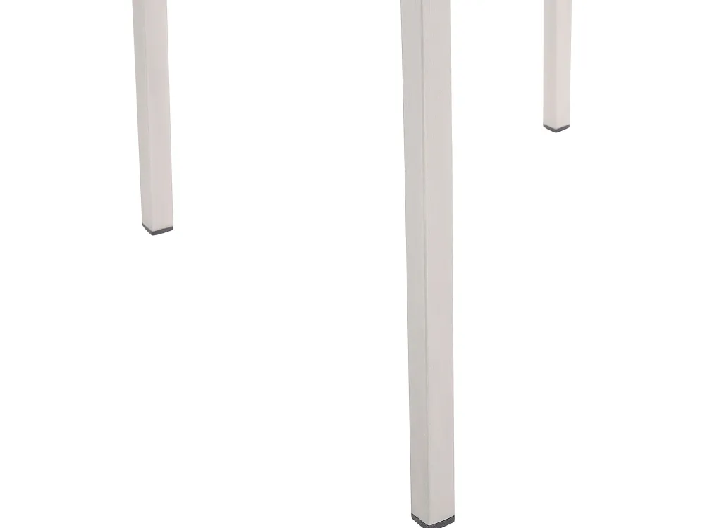 Store Beliani 6-Istuttava Ulkoruokailuryhma 3-Osainen Graniittitaso Tekstiilituolit Musta Grosseto