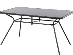 Shop Beliani 6-Istuttava Ulkoruokailuryhma Teras Musta Livo