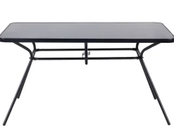 Shop Beliani 6-Istuttava Ulkoruokailuryhma Teras Musta Livo