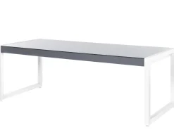 Ulkokalusteet<Beliani 6-Istuttava Ulkoruokailuryhma Alumiini Harmaa Bacoli