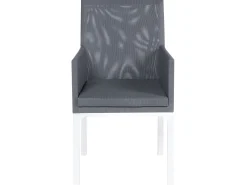 Ulkokalusteet<Beliani 6-Istuttava Ulkoruokailuryhma Alumiini Harmaa Bacoli