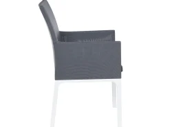 Ulkokalusteet<Beliani 6-Istuttava Ulkoruokailuryhma Alumiini Harmaa Bacoli