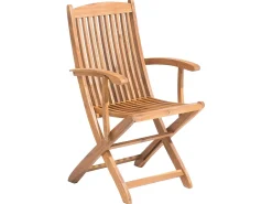 Outlet Beliani 6-Istuttava Ulkoruokailuryhma Aurinkovarjolla Vaalea Akasiapuu Maui