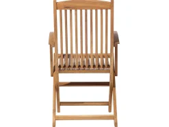 Outlet Beliani 6-Istuttava Ulkoruokailuryhma Aurinkovarjolla Vaalea Akasiapuu Maui