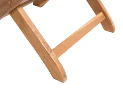 Outlet Beliani 6-Istuttava Ulkoruokailuryhma Aurinkovarjolla Vaalea Akasiapuu Maui