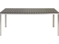 Ulkokalusteet<Beliani 6-Istuttava Ulkoruokailuryhma Alumiini Musta Nardo