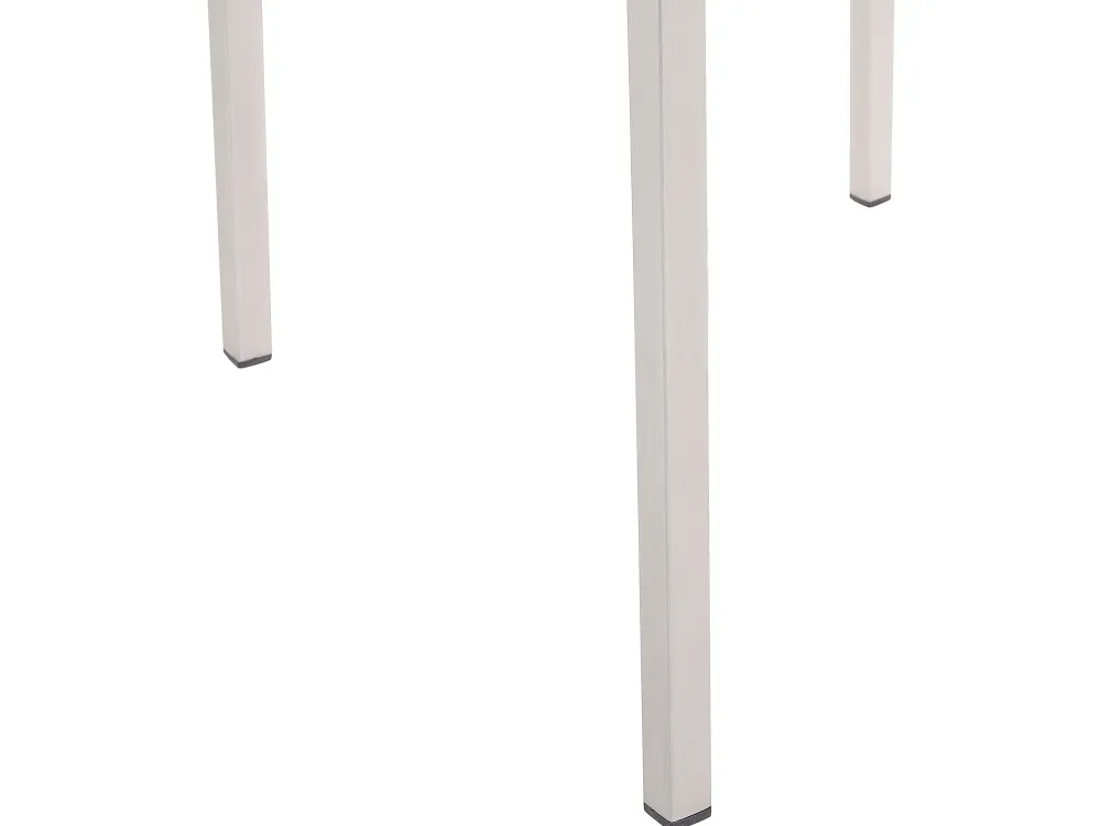 Ulkokalusteet<Beliani 6-Istuttava Ulkoruokailuryhma Poltettu Graniittitaso Tekstiilituolit Musta Grosseto