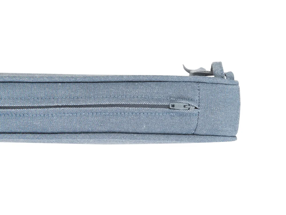 Ulkokalusteet<Beliani 8-Istuttava Ulkoruokailuryhma Akaasia Vaalea Puu/Sininen Sassari