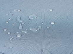 Ulkokalusteet<Beliani 8-Istuttava Ulkoruokailuryhma Akaasia Vaalea Puu/Sininen Sassari