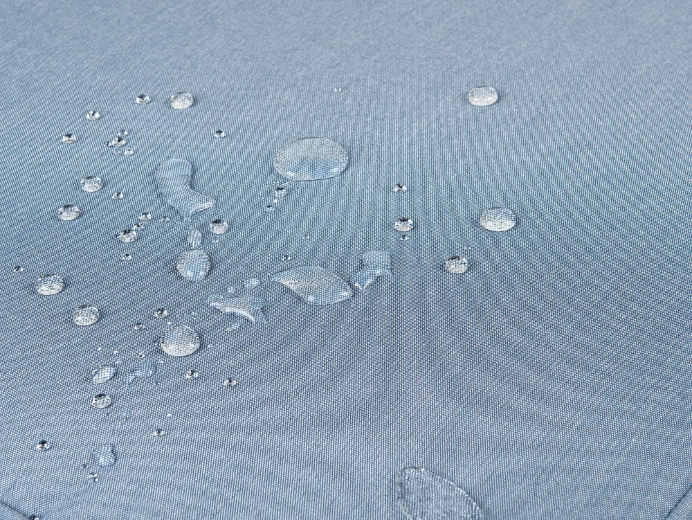 Ulkokalusteet<Beliani 8-Istuttava Ulkoruokailuryhma Akaasia Vaalea Puu/Sininen Sassari