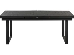 Discount Beliani 8-Istuttava Ulkoruokailuryhma Alumiini Musta/Harmaa Valcanetto/Busseto