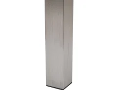 Outlet Beliani 6-Istuttava Ulkoruokailuryhma Eukalyptuspuutaso Tekstiilituolit Harmaa Grosseto