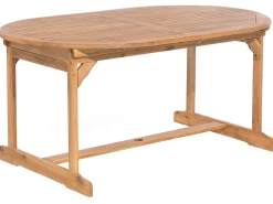 Cheap Beliani 8-Istuttava Ulkoruokailuryhma Aurinkovarjolla Akasiapuu Harmaa Maui