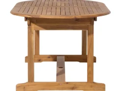 Cheap Beliani 8-Istuttava Ulkoruokailuryhma Aurinkovarjolla Akasiapuu Harmaa Maui