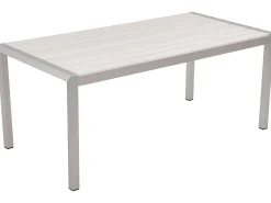 Ulkokalusteet<Beliani 6-Istuttava Ulkoruokailuryhma Alumiini Valkoinen Vernio