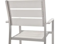 Ulkokalusteet<Beliani 6-Istuttava Ulkoruokailuryhma Alumiini Valkoinen Vernio