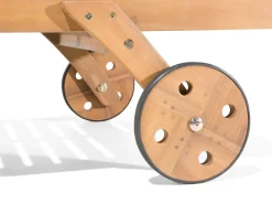 Ulkokalusteet<Beliani 8-Istuttava Ulkoruokailuryhma Ja Aurinkotuolit Akaasia Vaalea Puu Cesana