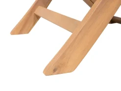 Ulkokalusteet<Beliani 8-Istuttava Ulkoruokailuryhma Ja Aurinkotuolit Akaasia Vaalea Puu Cesana