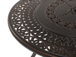 Clearance Beliani 4-Istuttava Ulkoruokailuryhma Alumiini Grilli Tummanruskea Manfria