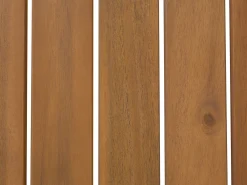 Clearance Beliani 3-Istuttava Ulkosohva Akasiapuu Ruskeanharmaa Trani