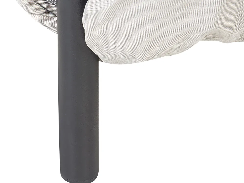 Ulkokalusteet<Beliani 3-Istuttava Ulkosohva Alumiini Vaaleanharmaa Esperia