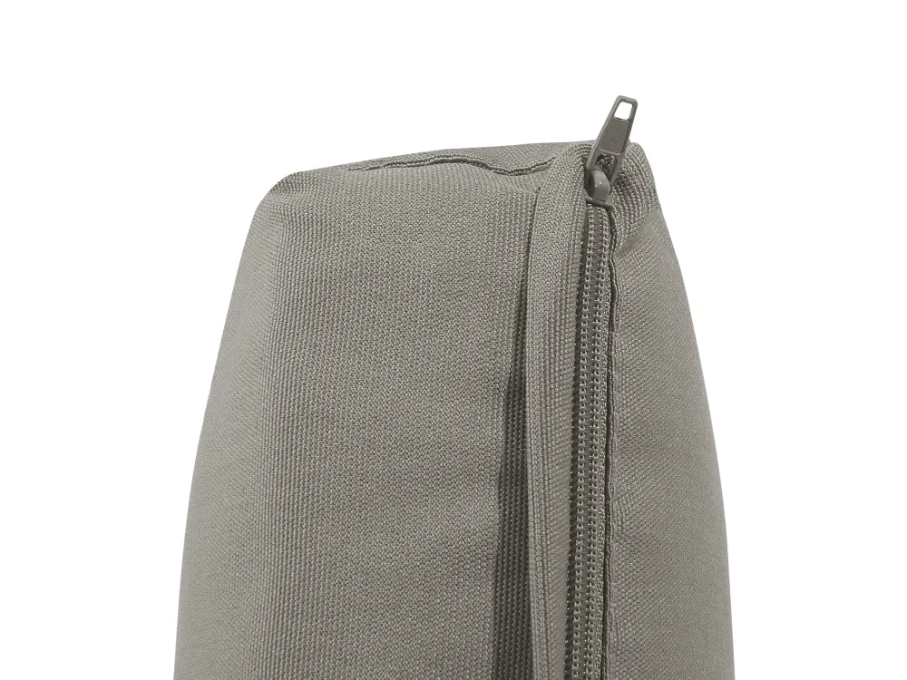 Store Beliani 2-Istuttava Ulkosohva Alumiini Tummanharmaa Salerno