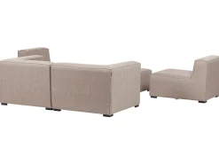 Store Beliani 4-Istuttava Ulkosohva Ja Rahi Kangas Beige Arezzo