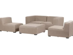 Store Beliani 4-Istuttava Ulkosohva Ja Rahi Kangas Beige Arezzo