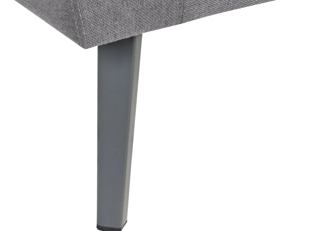 Ulkokalusteet<Beliani 3-Istuttava Ulkosohva Kangas Vasenk. Harmaa Loretello