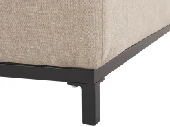 Ulkokalusteet<Beliani 3-Istuttava Ulkosohva Kangas Beige/Musta Rovigo