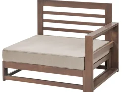 Discount Beliani 2-Istuttava Ulkosohva Sertifioitu Akaasia Tumma Puu Timor Ii