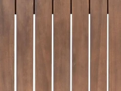 Discount Beliani 2-Istuttava Ulkosohva Sertifioitu Akaasia Tumma Puu Timor Ii