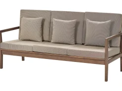 Ulkokalusteet<Beliani 7-Istuttava Ulkosohvaryhma Sertifioitu Akaasia Tumma Puu Pataja