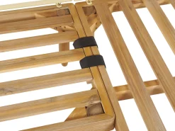 Ulkokalusteet<Beliani 4-Istuttava Ulkosohvaryhma Akasiapuu Vasenk. Valkoinen Cremona