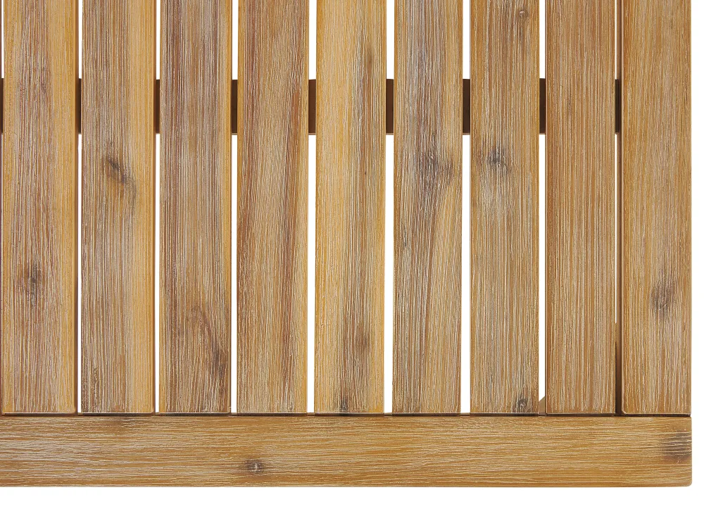 Ulkokalusteet<Beliani 4-Istuttava Ulkosohvaryhma Akasiapuu Vasenk. Valkoinen Cremona