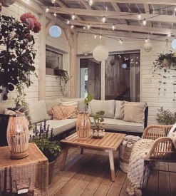 Best Sale Beliani 5-Istuttava Ulkosohvaryhma Akaasia Musta Alcamo