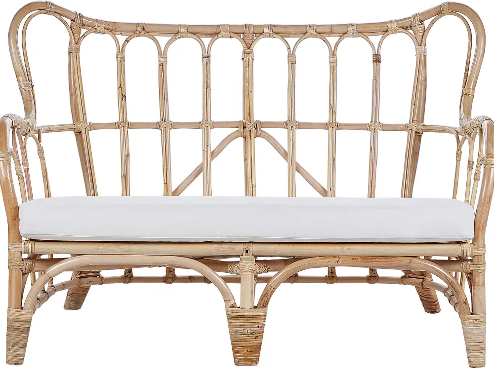 Ulkokalusteet<Beliani 4-Istuttava Ulkosohvaryhma Rottinki Luonnonvari Brindisi