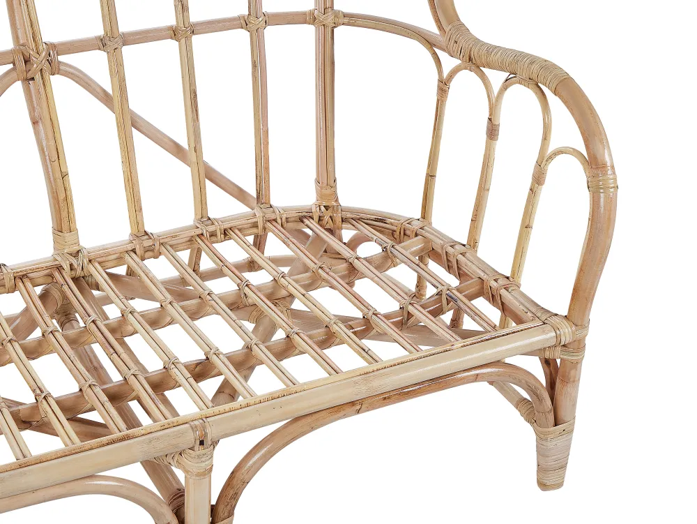 Ulkokalusteet<Beliani 4-Istuttava Ulkosohvaryhma Rottinki Luonnonvari Brindisi