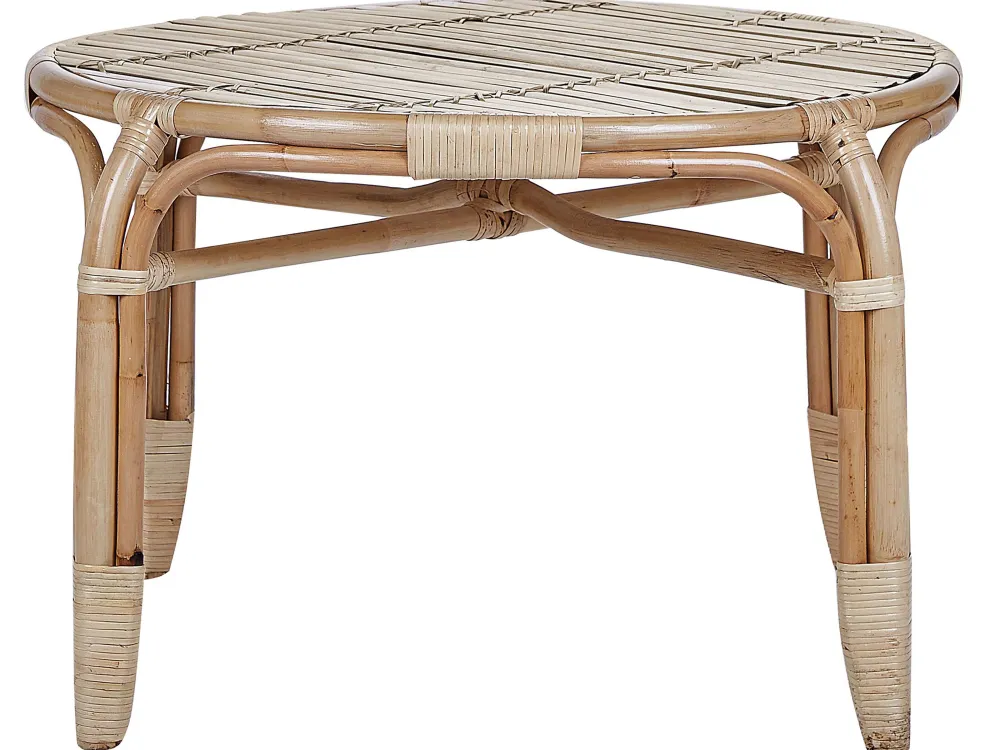 Ulkokalusteet<Beliani 4-Istuttava Ulkosohvaryhma Rottinki Luonnonvari Brindisi