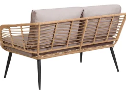 Ulkokalusteet<Beliani 4-Istuttava Ulkosohvaryhma Polyrottinki Luonnonvari Corinth Ii