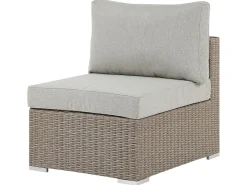 Ulkokalusteet<Beliani 6-Istuttava Ulkosohvaryhma Polyrottinki Oikeak. Ruskeanharmaa Contare