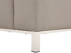 Cheap Beliani 5-Istuttava Ulkosohvaryhma Kangas Vasenk. Ruskeanharmaa Belize