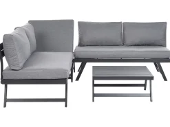 Ulkokalusteet<Beliani 5-Istuttava Ulkosohvaryhma Alumiini Harmaa Coccorino