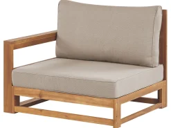 Best Beliani 5-Istuttava Ulkosohvaryhma Akaasia Vaalea Puu Timor Ii