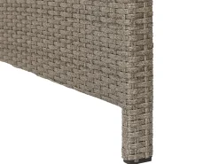 Fashion Beliani 5-Istuttava Ulkosohvaryhma Polyrottinki Ruskeanharmaa Bardi