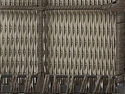 Online Beliani 6-Istuttava Ulkosohvaryhma Polyrottinki Vasenk. Ruskeanharmaa Contare