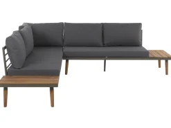 Discount Beliani 5-Istuttava Ulkosohvaryhma Akasiapuu Harmaa Corato