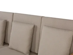 Ulkokalusteet<Beliani 7-Istuttava Ulkosohvaryhma Sertifioitu Akaasia Vaalea Puu Pataja