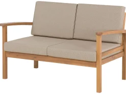 Clearance Beliani 4-Istuttava Ulkosohvaryhma Akaasia Vaalea Puu Manila